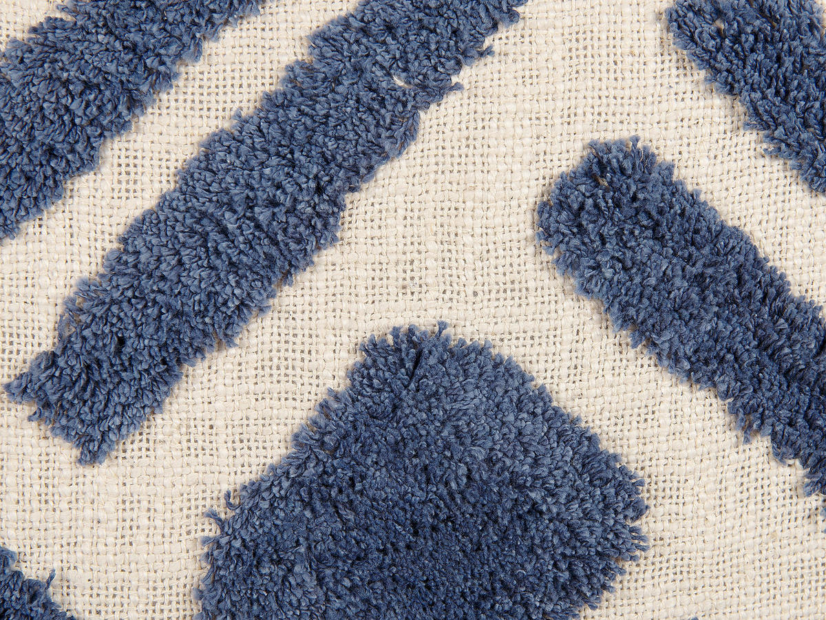 DEKOKISSEN 2er-Set Hellbeige 45/45 cm Jacaranda - Beige, Naturmaterialien/Textil (45/45cm) - Beliani