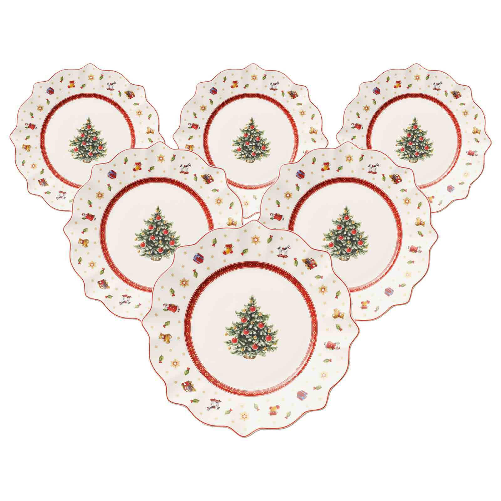 FRÜHSTÜCKSTELLER Toy's Deligth weiß ø 24,5 cm 6er Set - Weiß, Keramik (24.5cm) - Villeroy & Boch