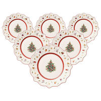 FRÜHSTÜCKSTELLER Toy's Deligth weiß ø 24,5 cm 6er Set - Weiß, Keramik (24.5cm) - Villeroy & Boch