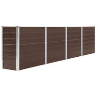 HOCHBEET 320/40/77 Cm Verzinkter Stahl Braun - Braun, Metall (40/77/320cm) - vidaXL