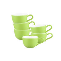 ESPRESSOTASSEN Liberty Pure Colors Lime Green 90 ml 6er Set - Grün, Keramik (0.09L) - Seltmann Weiden