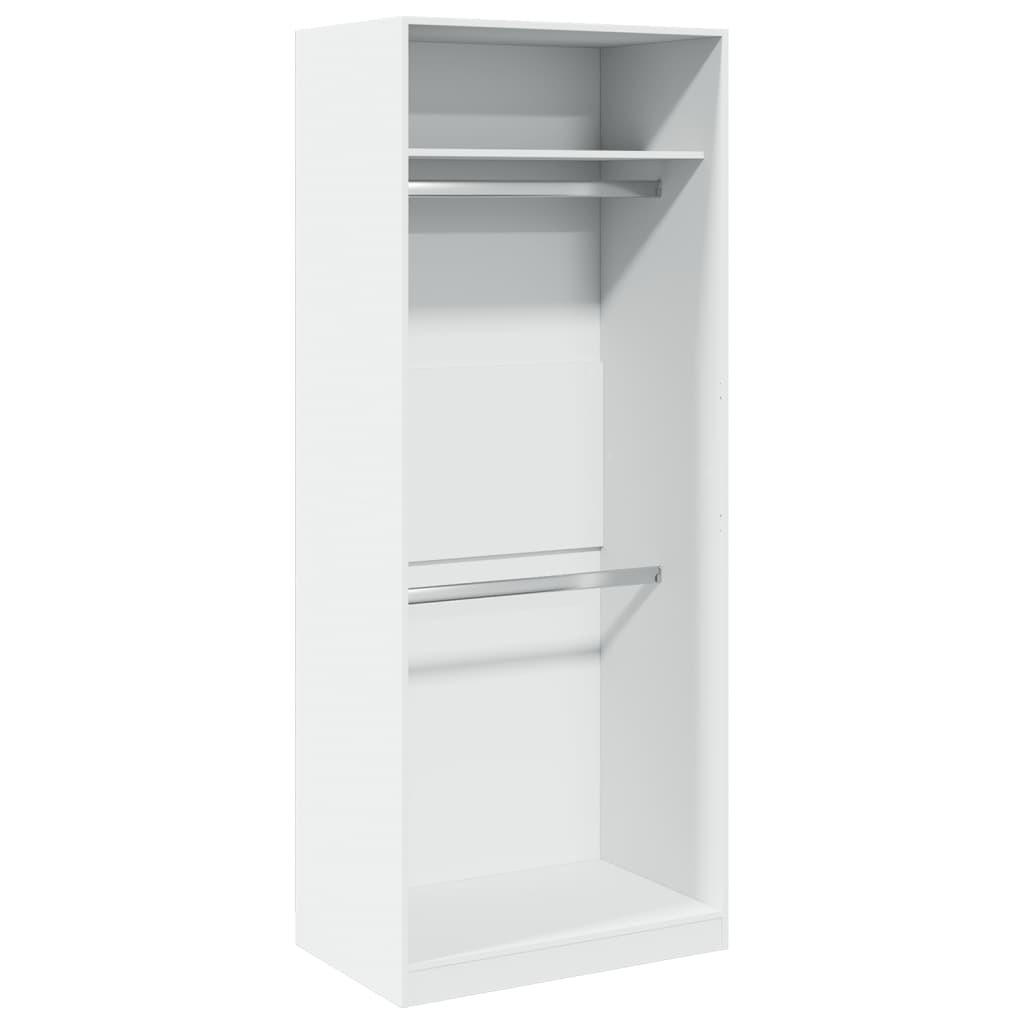vidaXL Kleiderschrank Weiß 50x200x80 cm