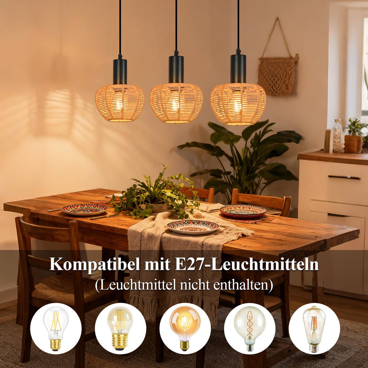 PENDELLEUCHTE Celeste 70/56/120 cm - Braun, Metall (70/56/120cm) - ZMH