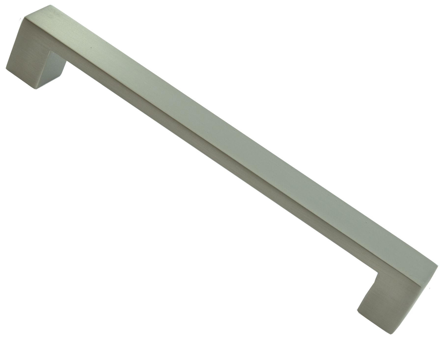 MÖBELGRIFF BA 160mm, Küchengriff Edelstahloptik, Schrankgriff modern - Edelstahlfarben, Metall (1.8/2.5/17.5cm)