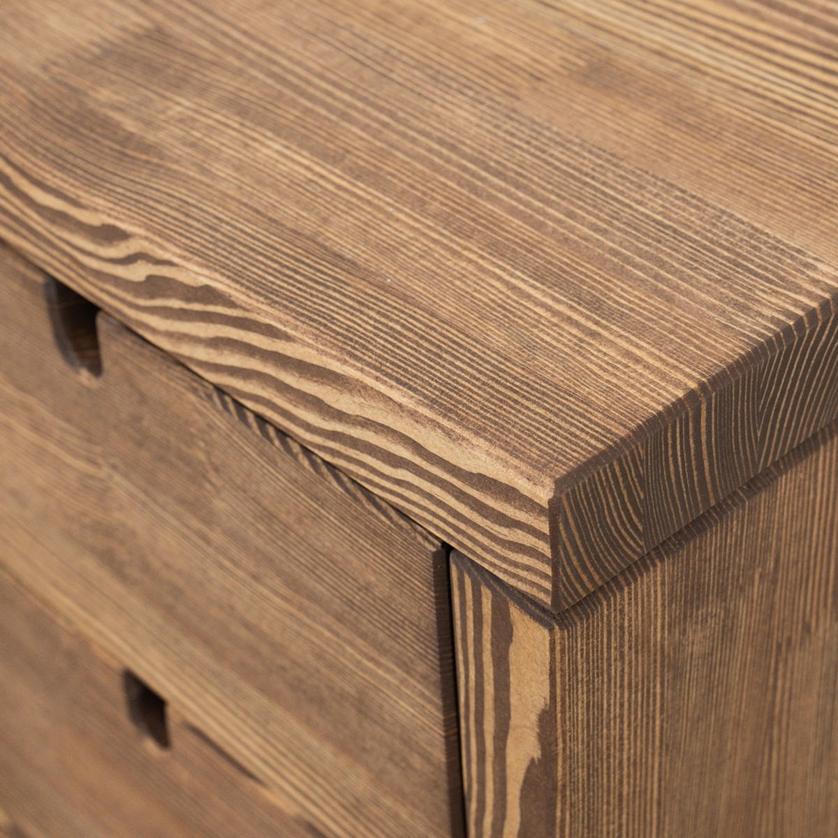 NACHTTISCH aus Massivholz MARIKA 1 - Dunkelbraun, Holz (40/40/40cm) - Seart