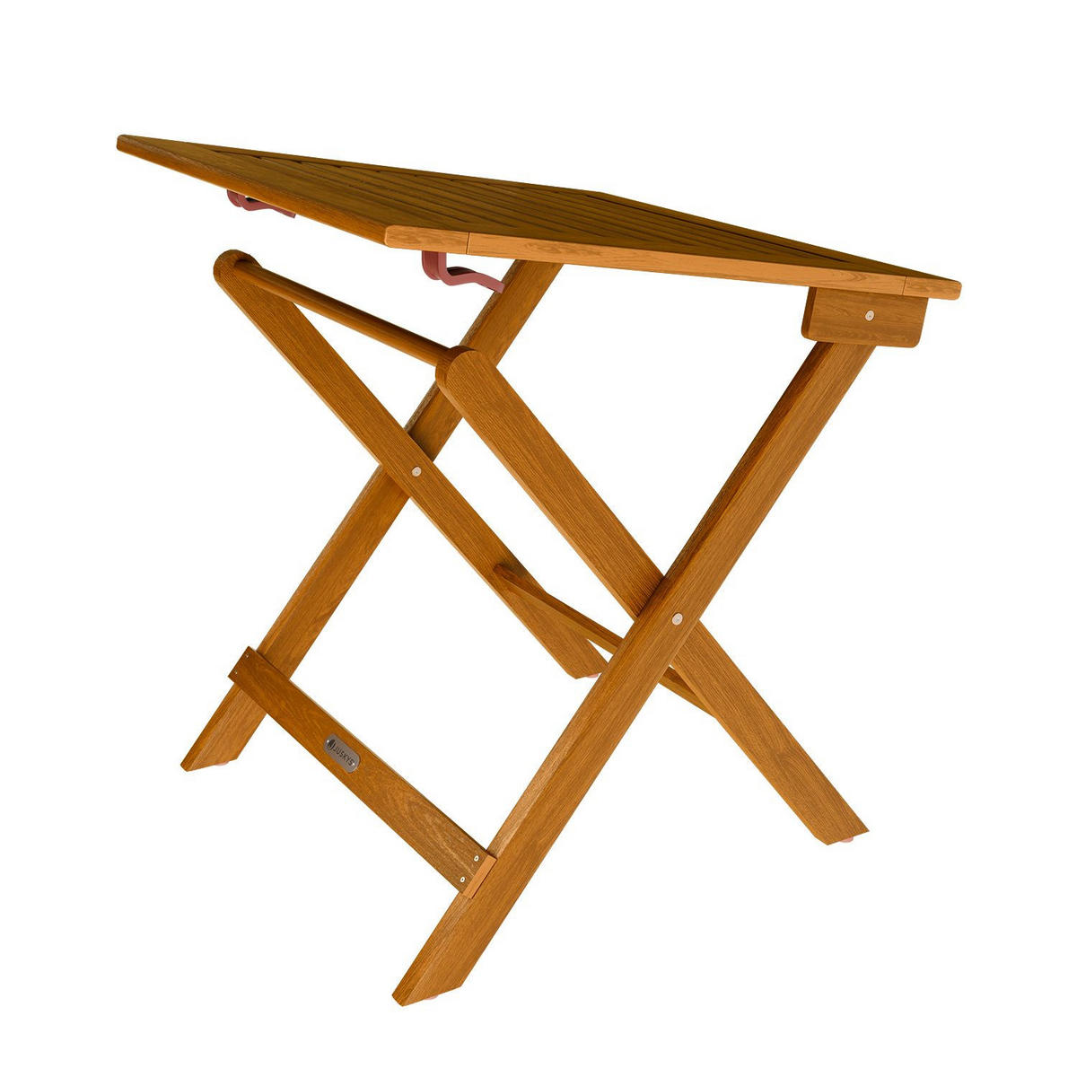 GARTENBEISTELLTISCH Zadar natur 46x46x46 cm - Naturfarben, Holz (46/46/46cm) - Juskys