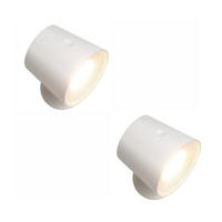 LED nástěnné svítidlo Yazgan 11/10/14,5 cm (sada 2 ks) - bílá, plast (10/14.5/11cm) - Nettlife