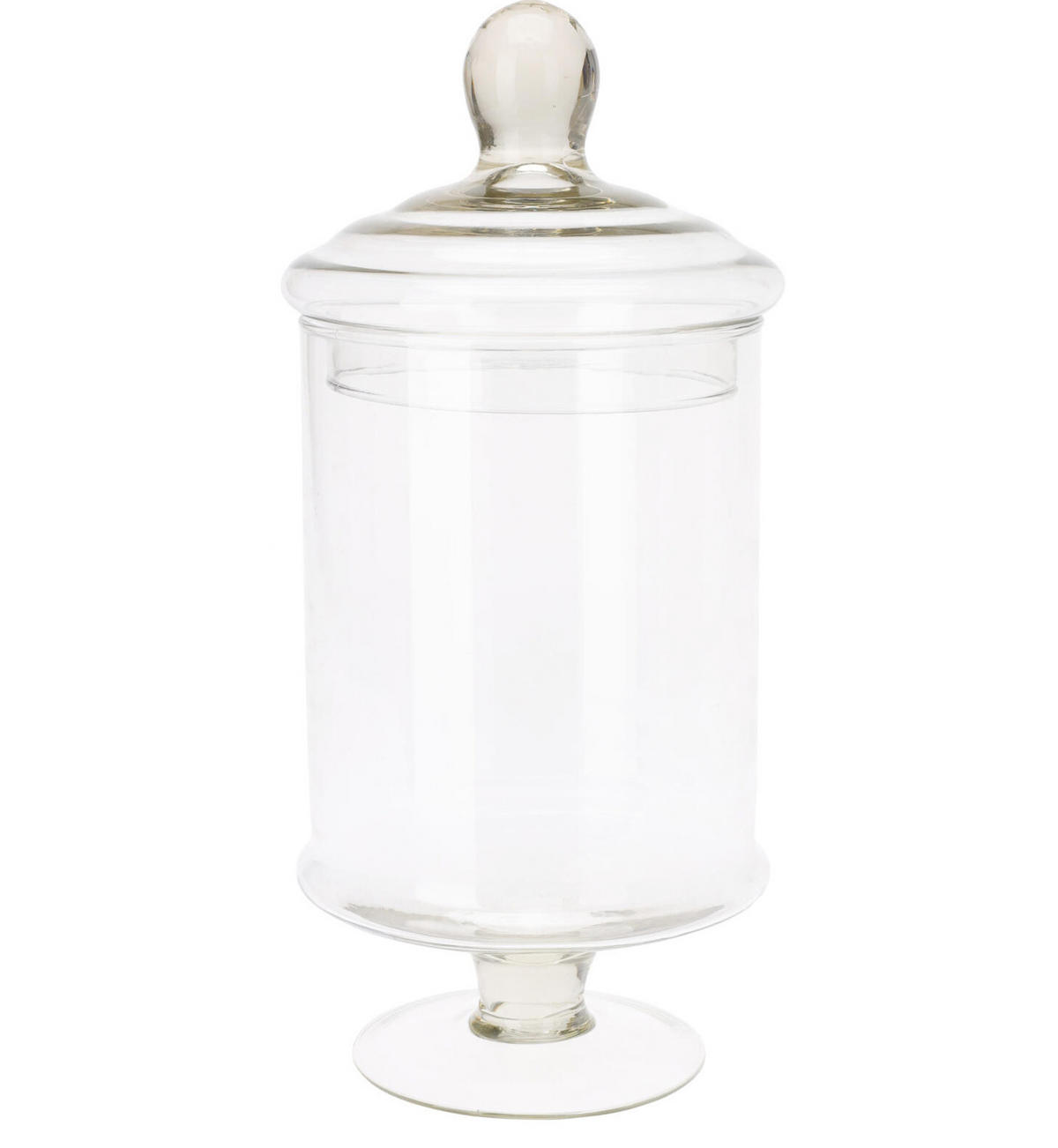 GLAS-KEKSDOSE Basic Transparent 14/14/27 cm Glas - Transparent, Glas (14/27/14cm) - Mondex