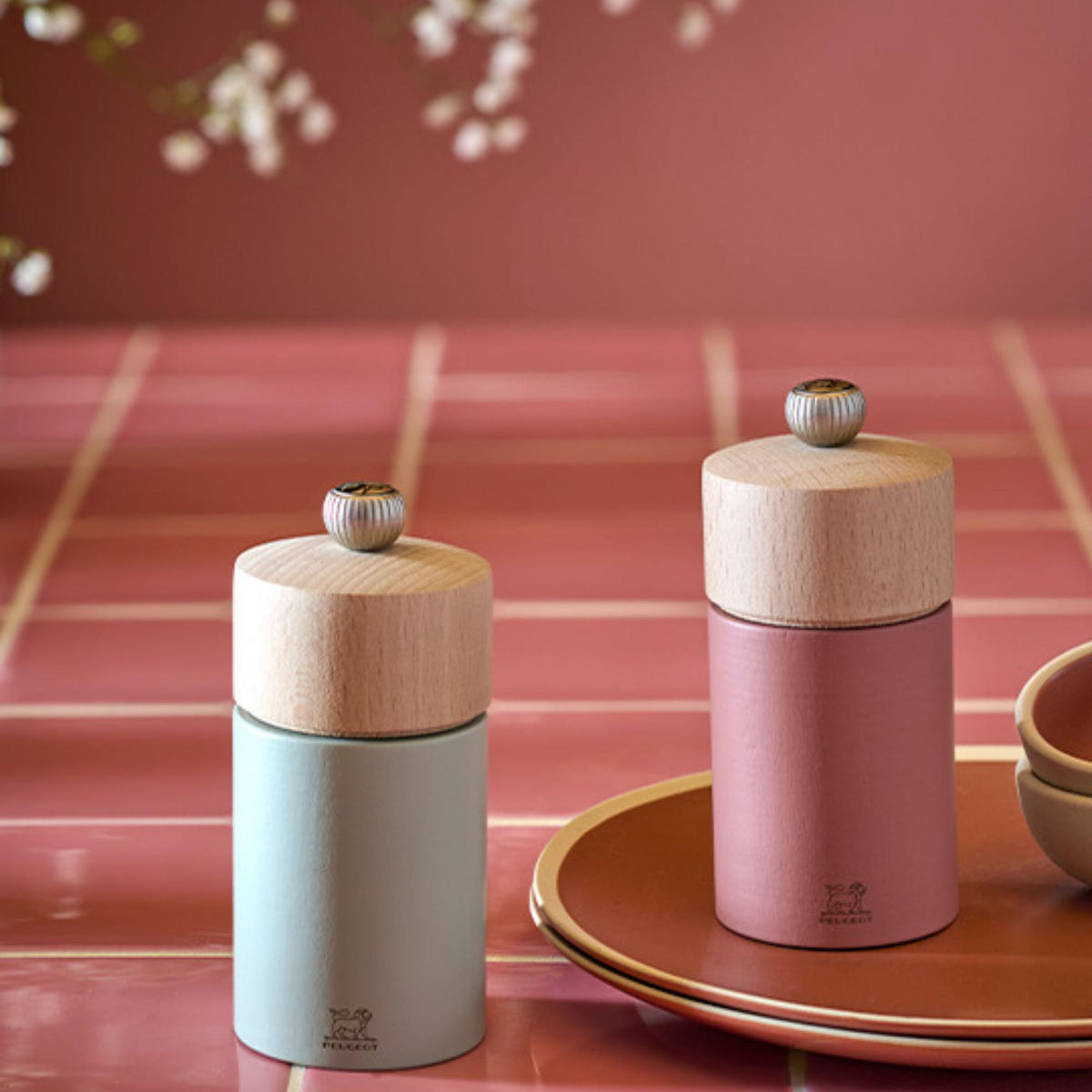 PFEFFERMÜHLE Boreal 12cm Buchenholz Altrosa Stahlmahlwerk - Braun, Holz (52/12/52cm) - PEUGEOT