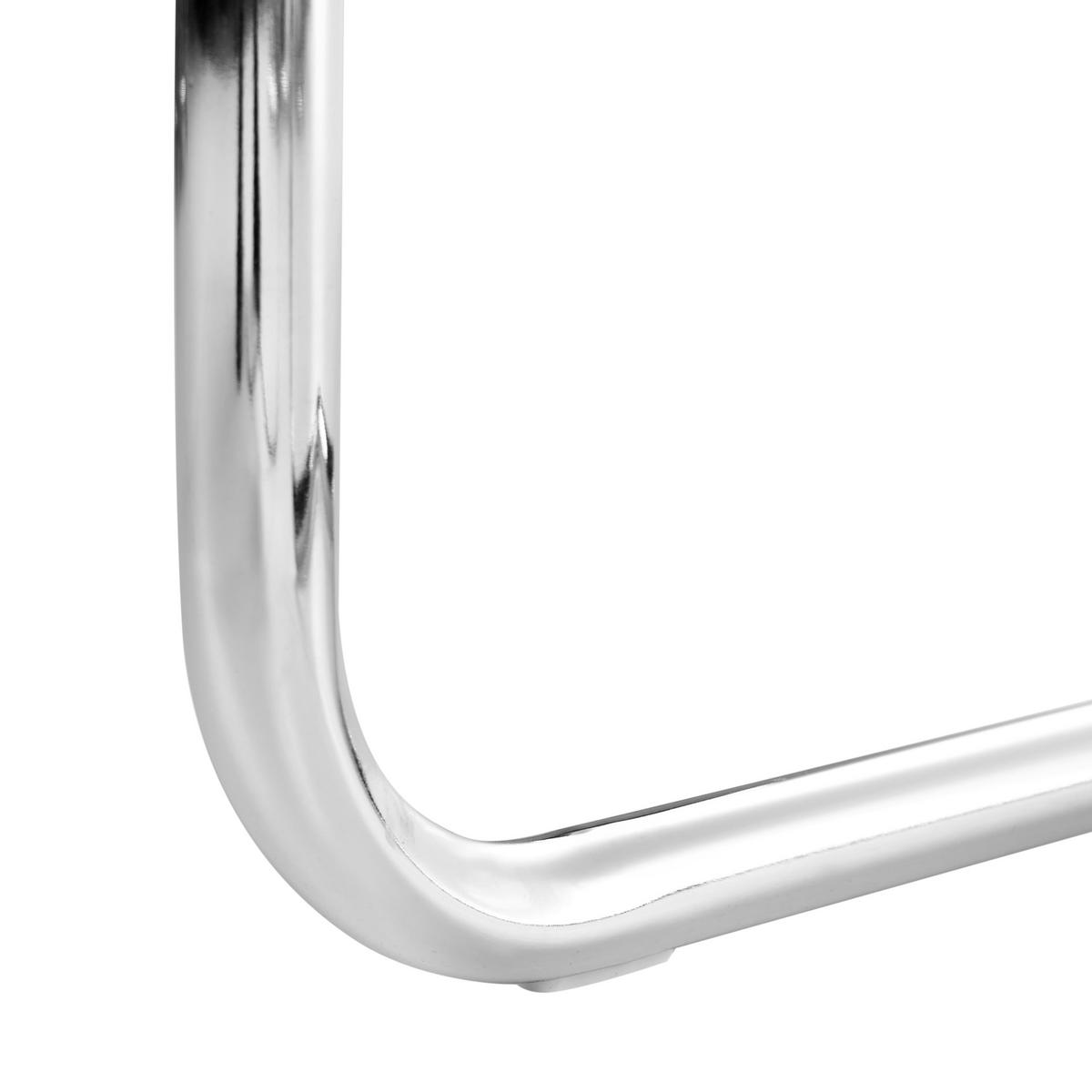 ESSZIMMERSTUHL 2er-Set Metall Hellbeige Ethete - Beige, Kunststoff (49/83/54cm) - Beliani