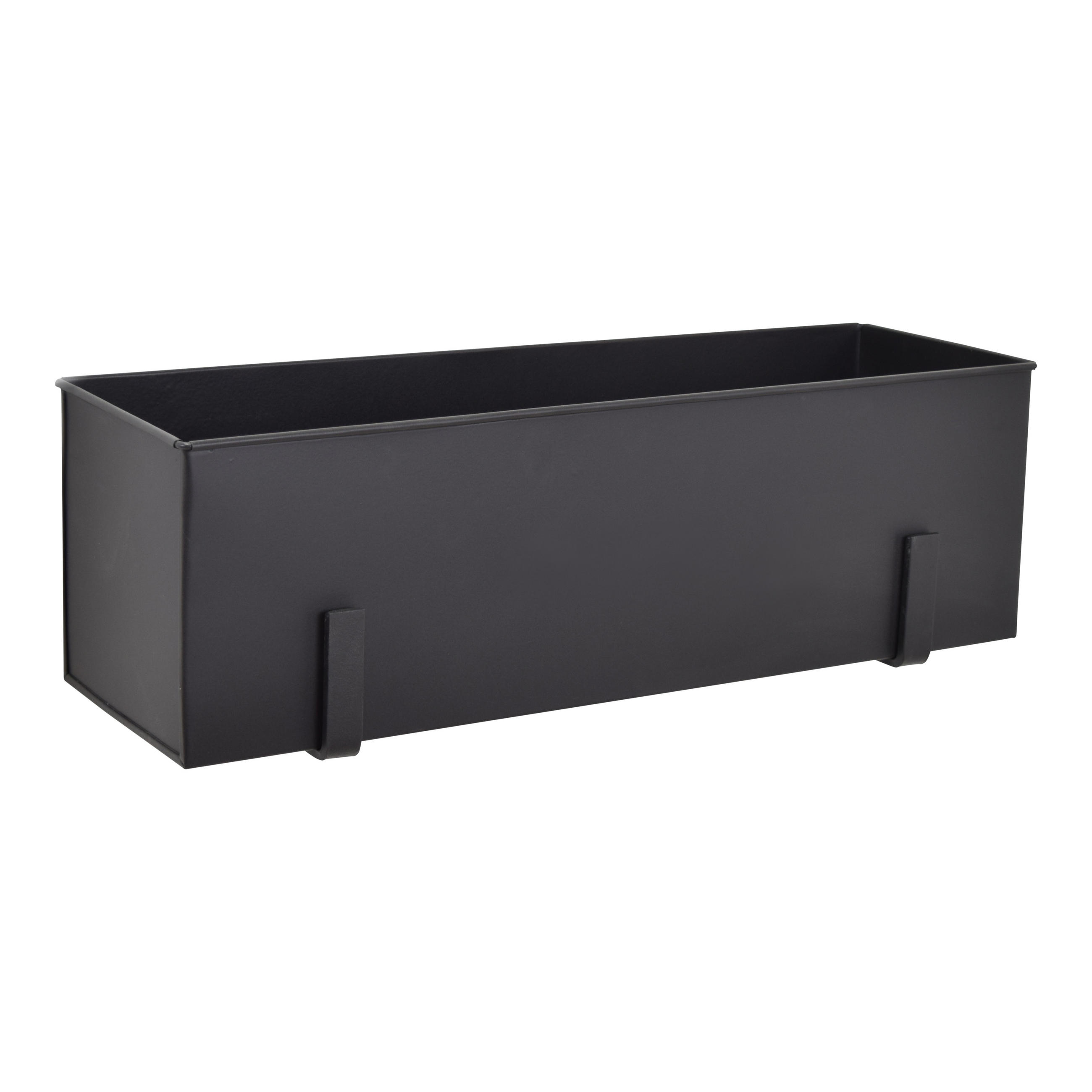 WANDREGAL Flora Schwarz - Schwarz, Metall (50/15/15cm) - LOFT42