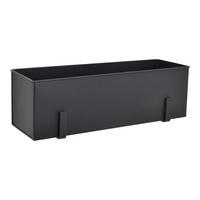 WANDREGAL Flora Schwarz - Schwarz, Metall (50/15/15cm) - LOFT42