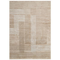 TEPPICH CRYSTAL Creme Braun 300/400 cm - Creme/Braun, Textil (300/400cm) - Tapiso