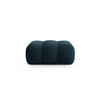 POUF Koge aus Samt petrol - Petrol, Textil (95/40/95cm) - Cosmopolitan Design