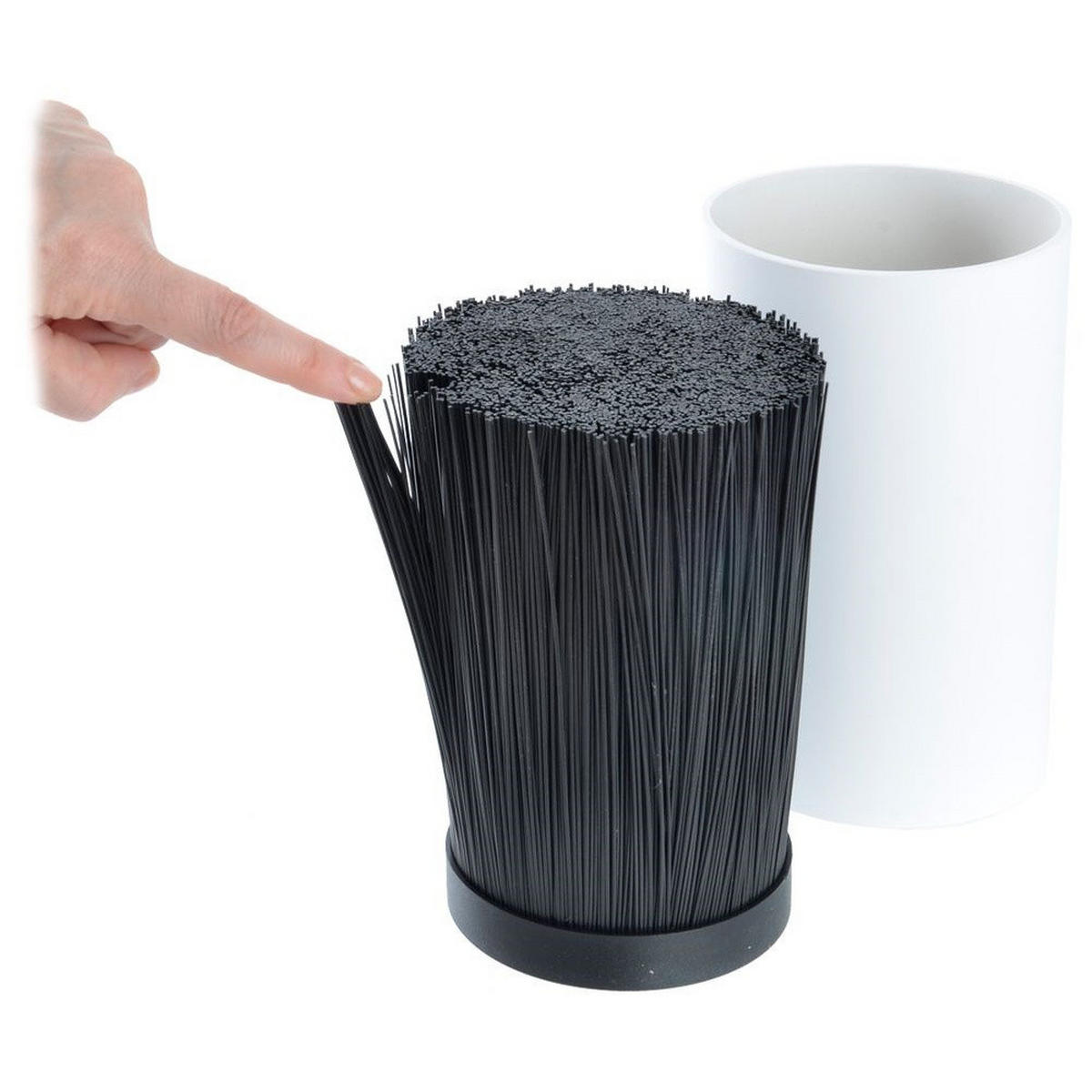 MESSERBLOCK Universal 18 cm Schwarz - Schwarz, Kunststoff (11/18/11cm) - Orion 