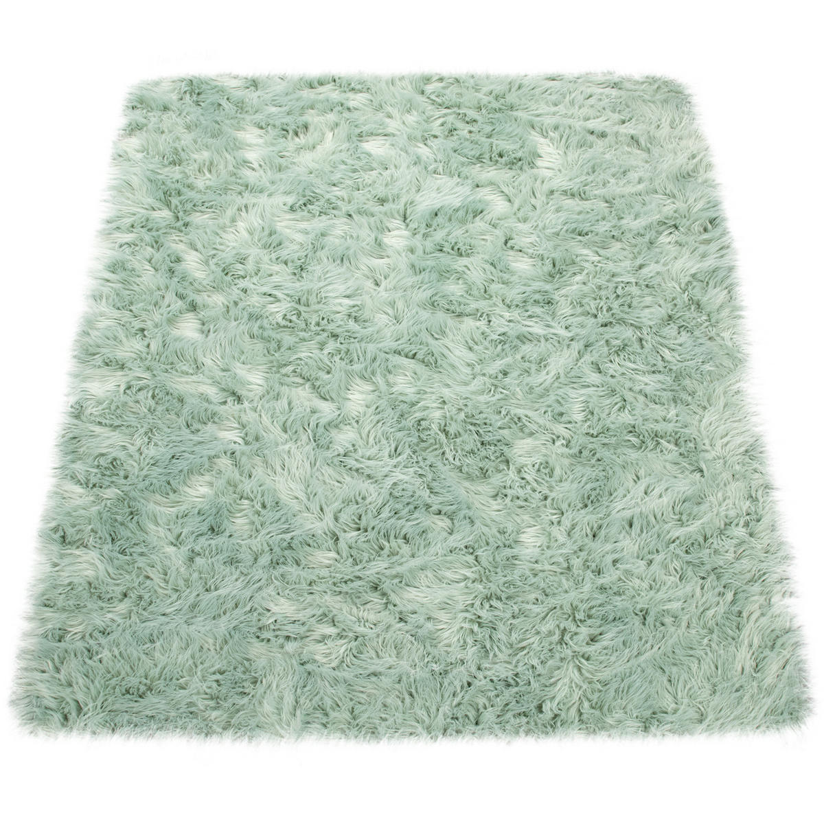 HOCHFLORTEPPICH 60/100 cm Playa 960 - Mintgrün, Textil (60/100cm) - Paco Home