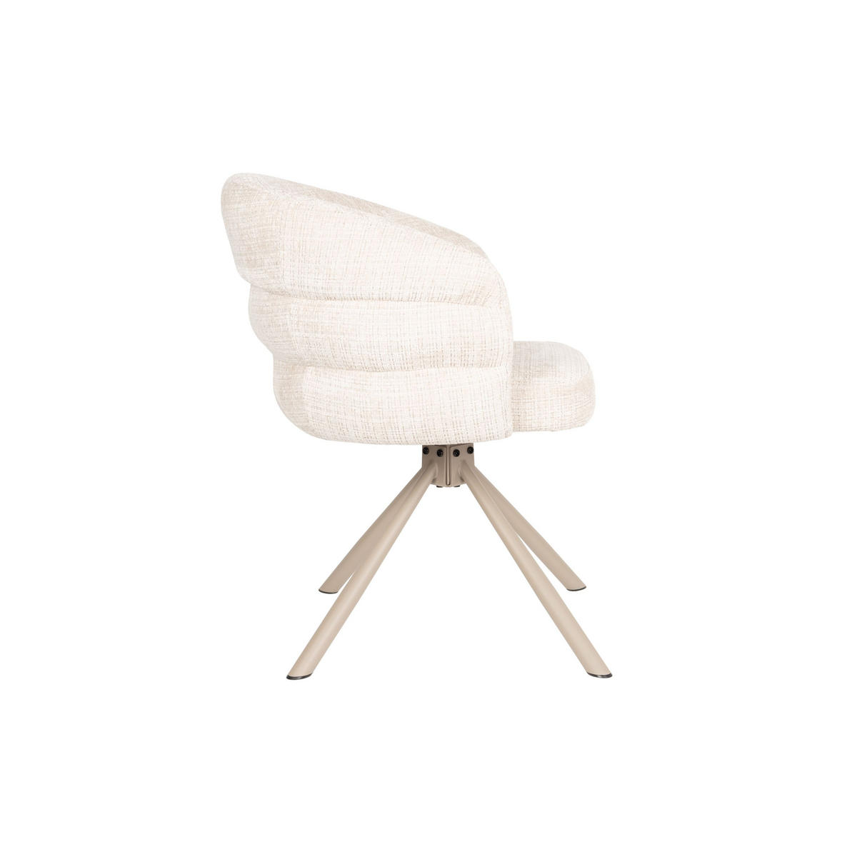 ESSZIMMERSTÜHLE Marjolein Armleuning Beige - 2 er Set - Beige, Kunststoff (62/77/63cm) - Housecraft Living
