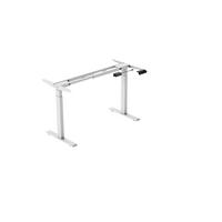 TISCHGESTELL DE-37153 elektrisch höhenverstellbar mit 4 Speicherplätzen Schwarz - Weiß, Metall (150/57.5/119cm) - ComfortXL