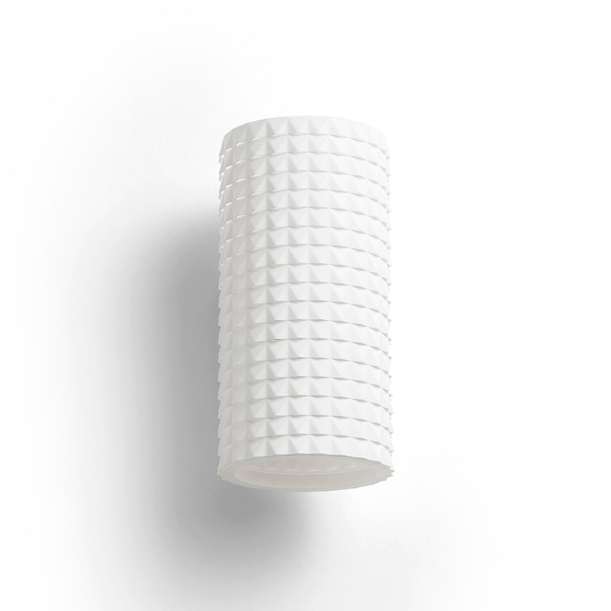WANDLEUCHTE GLANS RB2 165 Weiß Eco PLA 5 W - Weiß, Kunststoff (85/165/10cm) - Rendl