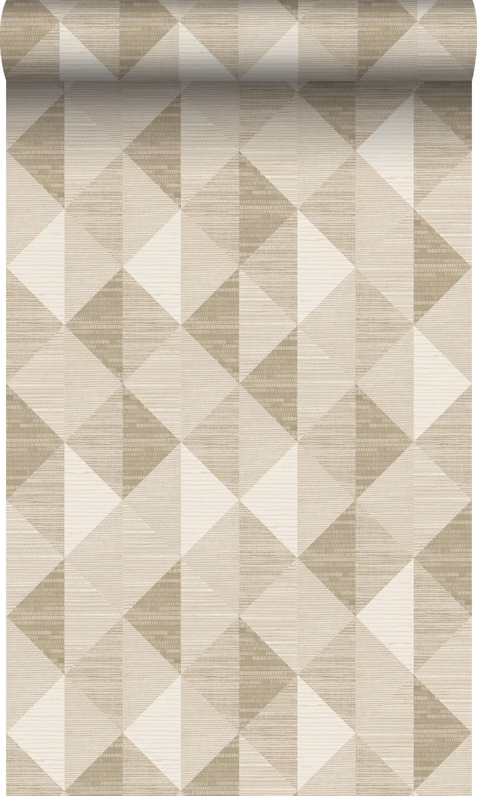 TAPETE 3D Grasmuster 50 x 900 cm - Beige, Papier (50/900cm) - Origin Wallcoverings