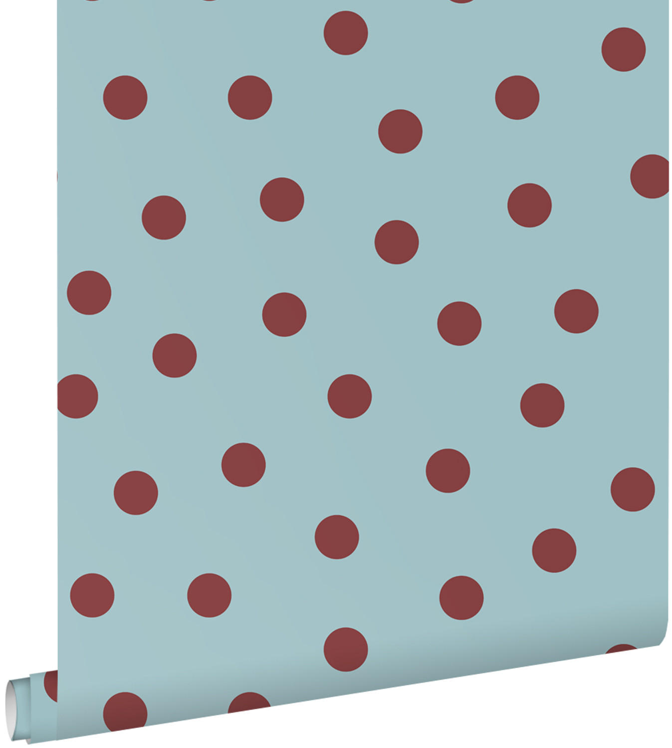 TAPETE Punkte 50 x 900 cm - Blau, Papier (50/0.1cm) - ESTAhome