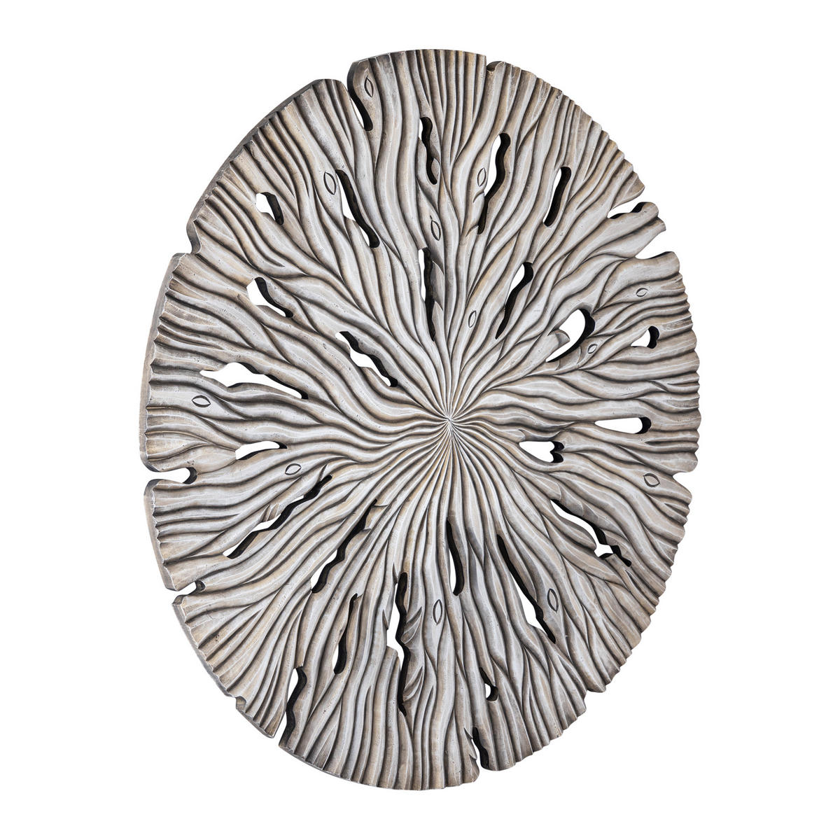 WANDPANEEL Bonte Beige 120/2.5/120cm - Beige, Holz (2.5/120/120cm) - PTMD Collection
