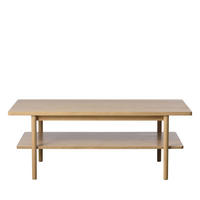 COUCHTISCH aus Holz 120x60 cm - CLANE - color_light_wood - Eschefarben, Holz (120/60/45cm) - Drawer