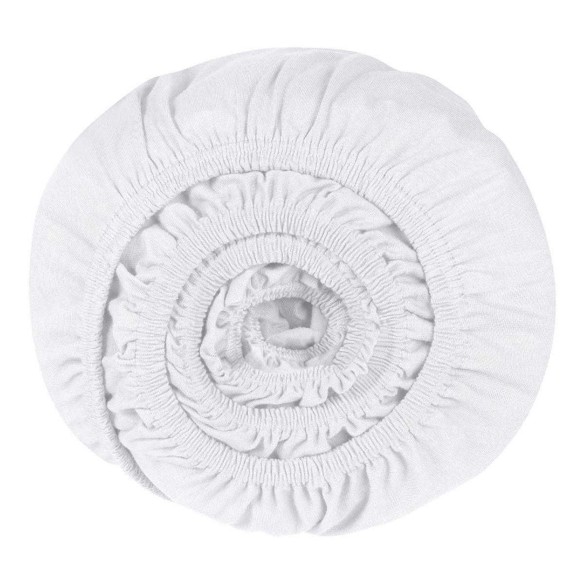 SPANNBETTLAKEN Las Palmas - 97/3 - 180 x 200 cm - Weiß - Weiß, Textil (180/200cm) - SCHIESSER