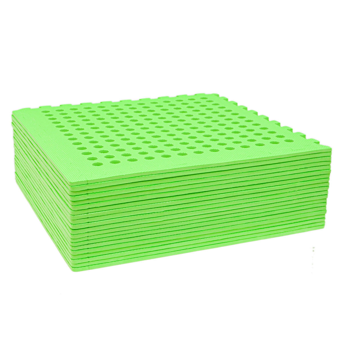 POOLMATTEN 7m² 20 EVA Matten 62 cm Grün - Grün, Kunststoff (62/62cm) - eyepower