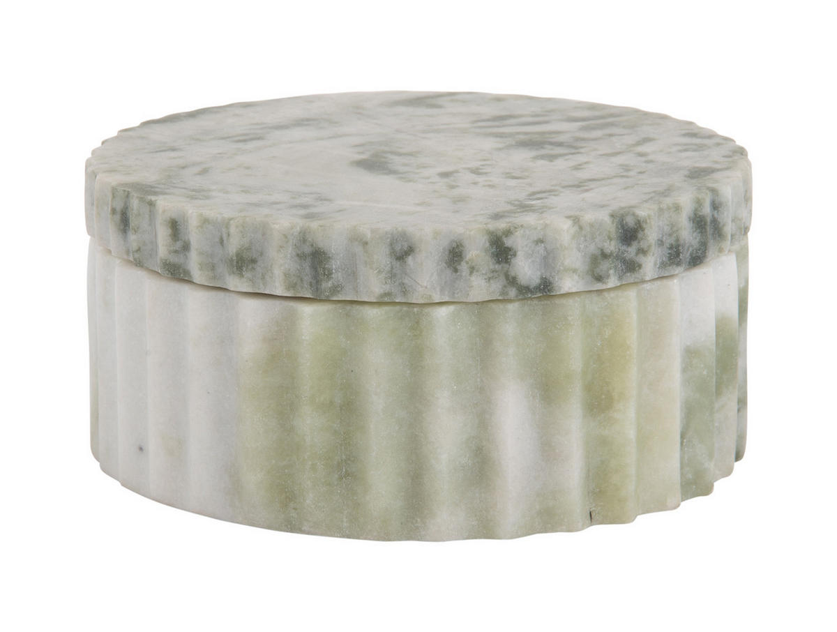 SCHALE Metde 15/15/6 cm - Grün, Naturmaterialien (15/6cm) - Present Time