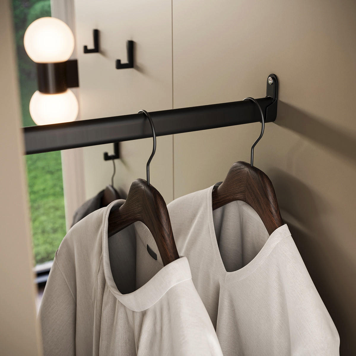 VITRINE Ondine Kaschmir - Kaschmir, Holzwerkstoff (100/180/35cm) - Petits-meubles