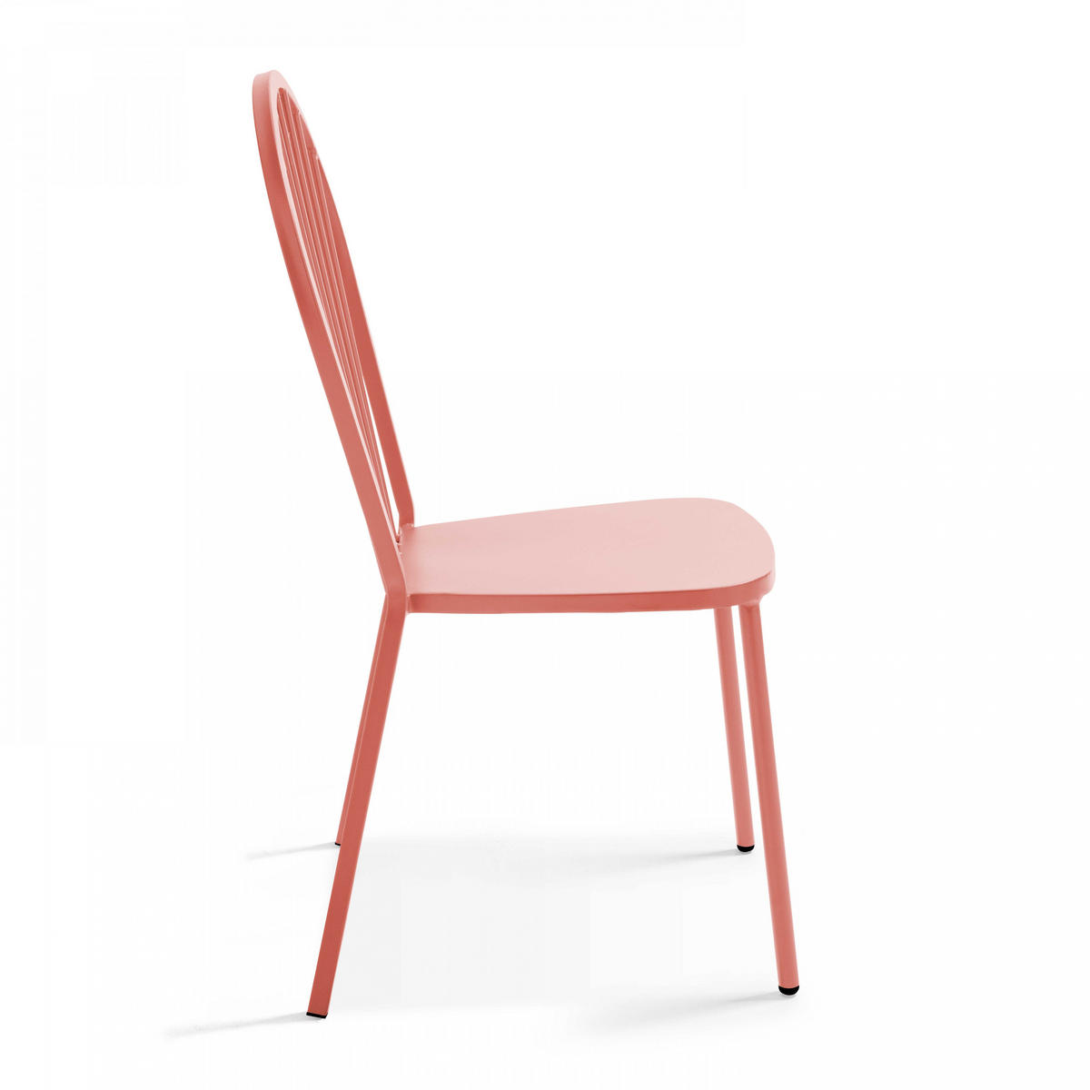 GARTENSET 3-tlg., Lehm - Pink, Metall - Oviala