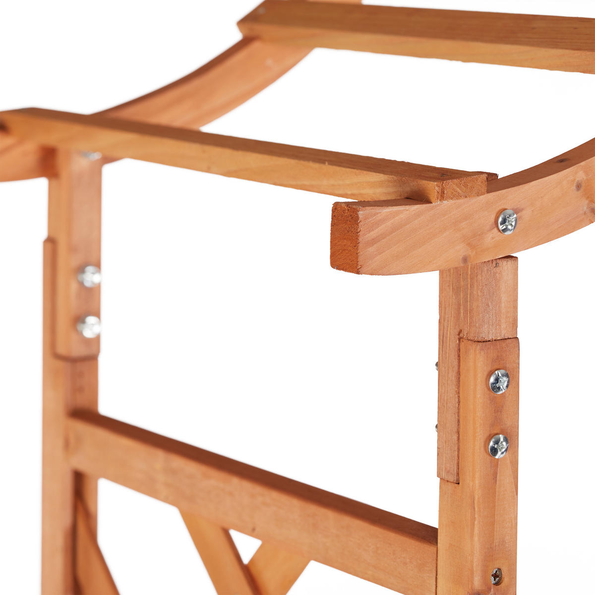 ROSENBOGEN - Hellbraun, Holz (181/209/60cm) - Relaxdays