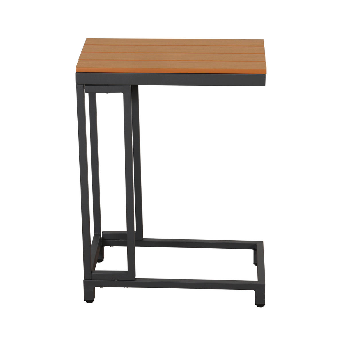 LOUNGEGARNITUR Grau/Schwarz aus Polyester und Stahl 3er Set - Grau, Metall - OKMYHOME