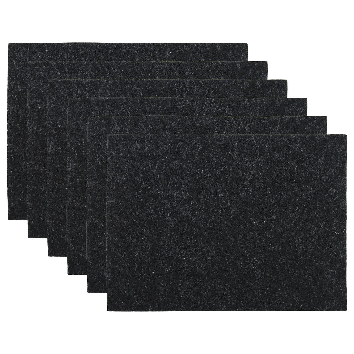 TISCHSET (6er Set) Felto - Schwarz, Textil (45/33cm) - Butlers