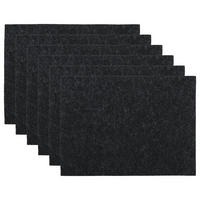 TISCHSET (6er Set) Felto - Schwarz, Textil (45/33cm) - Butlers