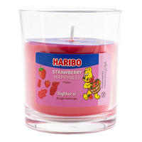 DUFTKERZE Haribo - Rot, Glas/Naturmaterialen (8.5cm)