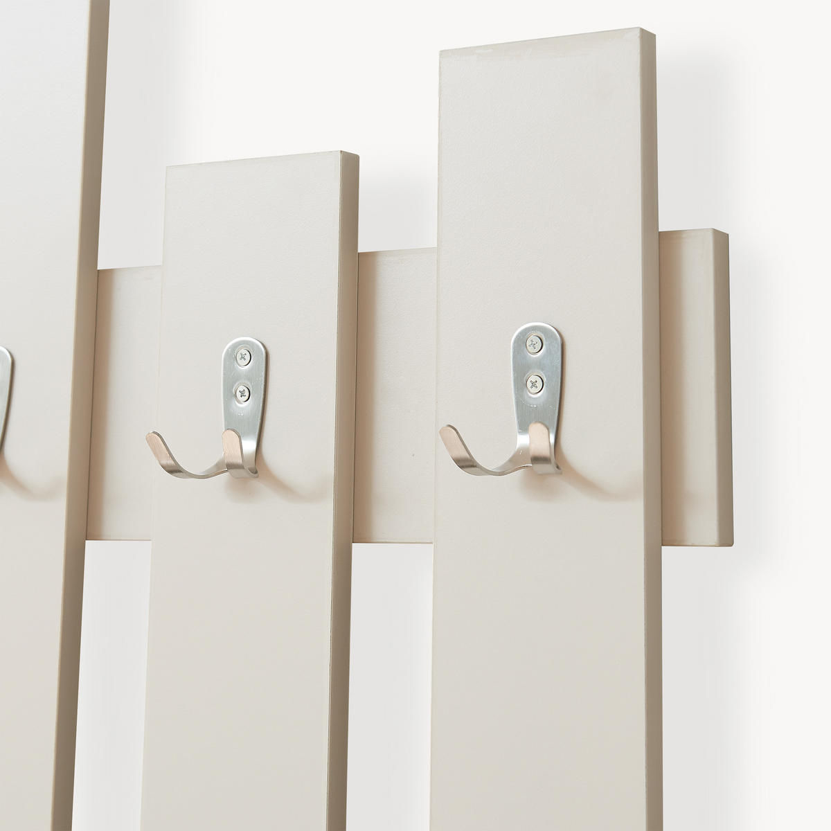 WANDGARDEROBE Raseborg - Beige, Holzwerkstoff (60/80/3cm) - [en.casa]