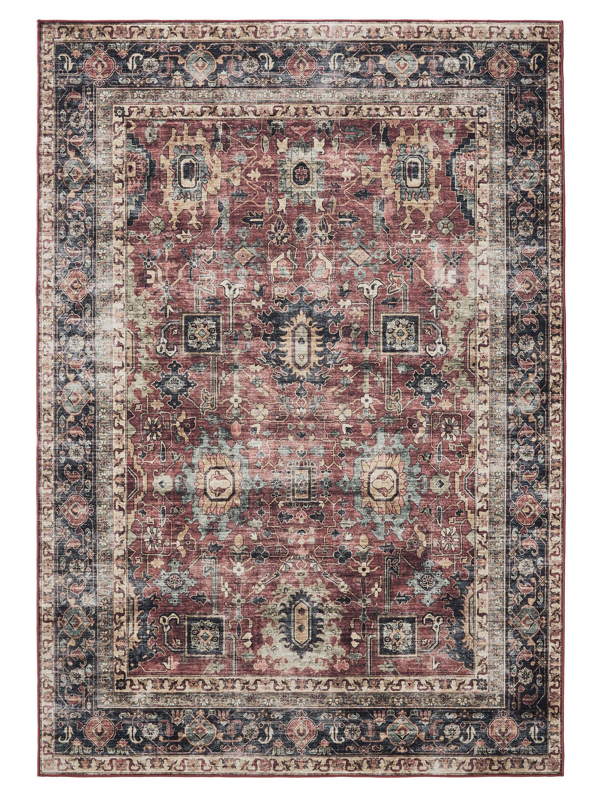 VINTAGE-TEPPICH George waschbar 140x200 cm - Multicolor, Kunststoff (140/200cm) - benuta