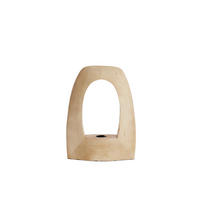 TISCHLEUCHTE Carini Braun 27/10/35 cm - Braun, Holz (27/10/35cm) - Light & Living