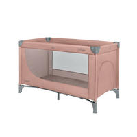 REISEBETT so gifted grau pink weiche Matratzenauflage, Seiteneingang - Grau, Metall (60/120cm) - Kikka boo