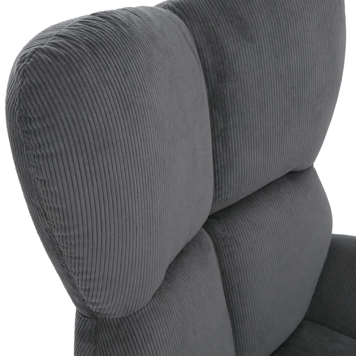 ESSZIMMERSTUHL Dunkelgrau 2er-Set - Dunkelgrau, Textil (72/106/71cm) - MCW