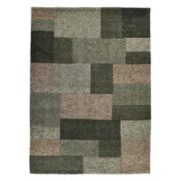 WOLLTEPPICH Dalas 170x240 cm - Grün, Textil (170/240cm) - THEKO