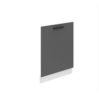 FRONTBLENDE für Geschirrspüler 60 cm, mit Sockelleiste, Silber matt - Silberfarben, Holz (60/71.5/1.6cm) - B BELINI GROUP