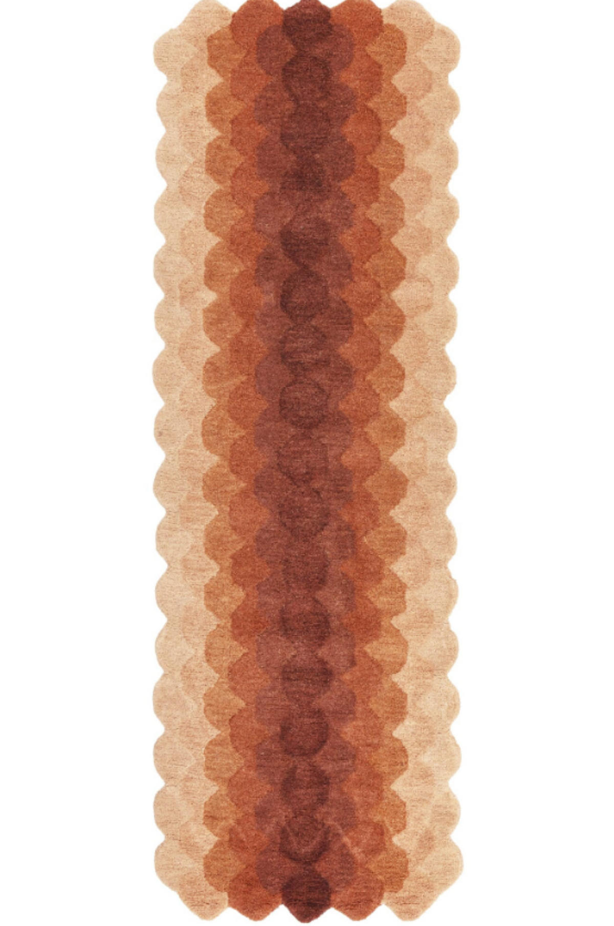 TEPPICH modern handgetuftet KERNEL Orange 160 x 230 cm - Orange, Naturmaterialien (160/230cm) - Novatrend