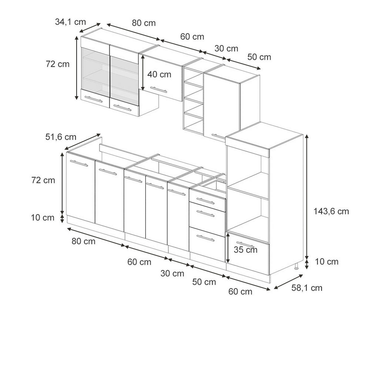 KUCHYŇSKÝ KOUT Fame-Line Tmavě šedá - tmavě šedá, kompozitní dřevo (280/81.6/46cm) - Vicco