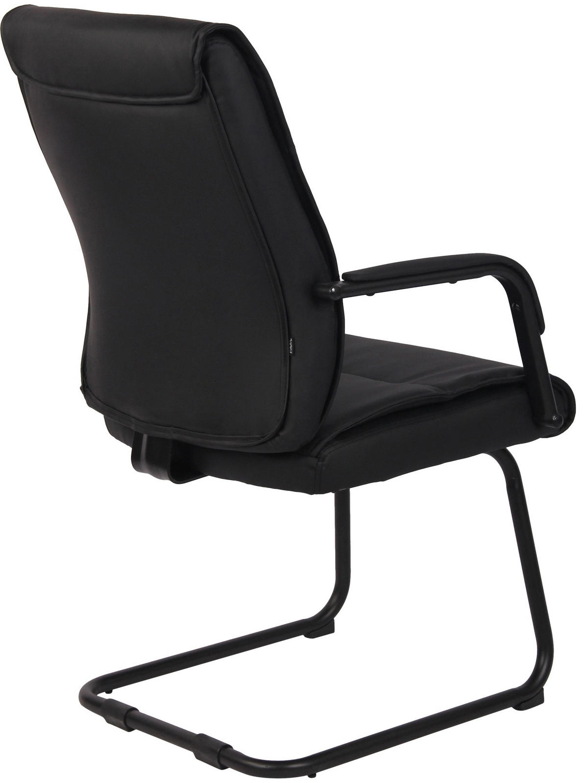 SCHWINGSTUHL Lederlook schwarz/schwarz - Chromfarben/Schwarz, Textil/Metall (58/100/66cm) - CLP