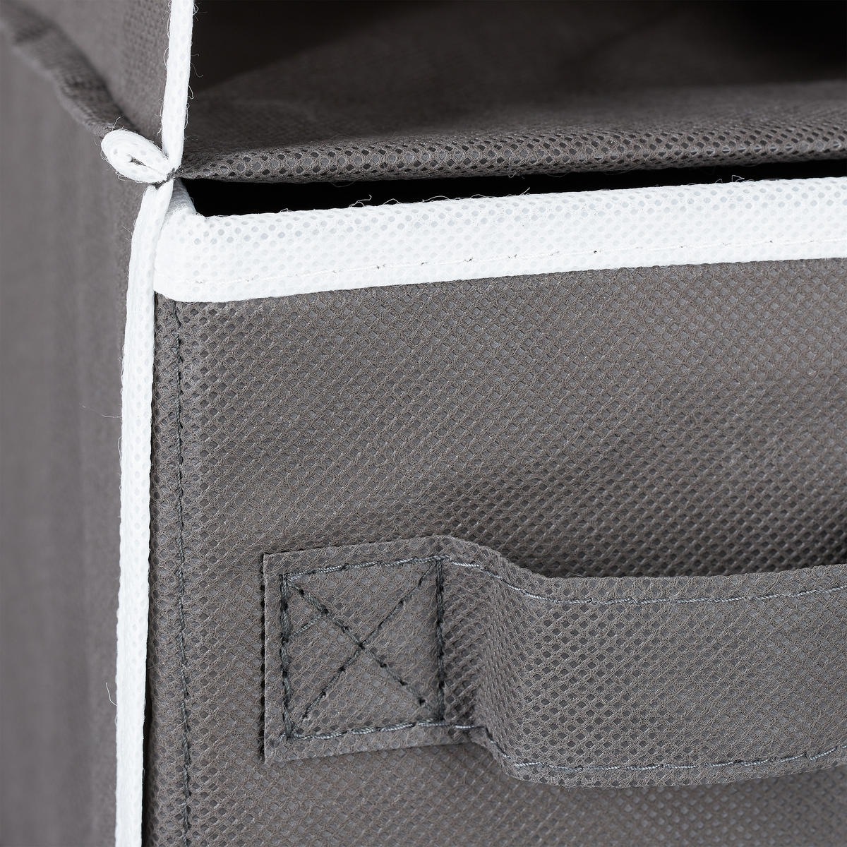 ZÁVESNÝ regál - antracitová, textil/vlnitá lepenka (14/84/30cm) - Relaxdays