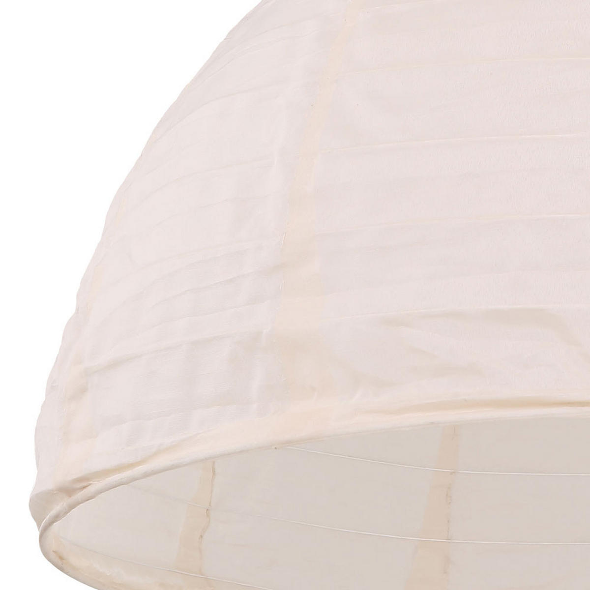 LED AUSSENHÄNGELAMPE Leinen Weiß 2er Set - Weiß, Textil (40/40/30cm) - Globo Lighting