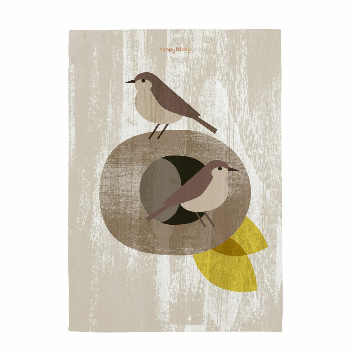 GESCHIRRTUCH (2 tlg) nest 70x50 cm mehrfarbig - Multicolor, Textil (70/50cm) - Happy Friday